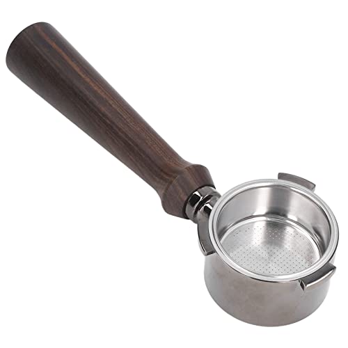 51mm Coffee Portafilter Coffee Machine Filter Coffee Machine Replacement Parts with Wooden Handle for DELONGHI ECP3420 ECP685 ECP680 - Kitchen Parts America