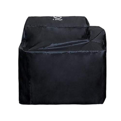 Z Grills Pellet Grill Cover 43 Inch | Official Genuine | Upgraded 600D Polyester Fabric, Heavy Duty, Waterproof, Weather Resistant Full Length Grill Cover for 7052B Pellet Smoker - Grill Parts America