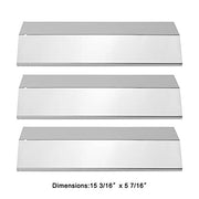 Hisencn Replacement Rebuild Kit for Sonoma CGR27, CGR27LP, CGR30, CGR30LP Gas Grill Stainless Steel Burner, Stainless Steel Heat Plates Tent - Grill Parts America