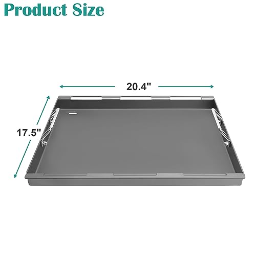 Full-Size Griddle Inserts for Weber Spirit 200 Series, Flat Top Grill Griddle for Weber Spirit l & II E-210/220 S-210/220 Gas Grill Replace for Weber 7637 - Grill Parts America
