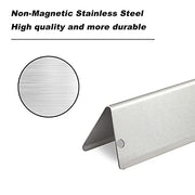 Zemibi Grill Flavorizer Bars Replacement for Weber 66030, 66033, Weber Genesis II LX 400 Series Gas Grill, Weber Genesis II SE-410 Grill Parts and Genesis II E-410 LP, 7 PC Stainless Steel Heat Plate - Grill Parts America