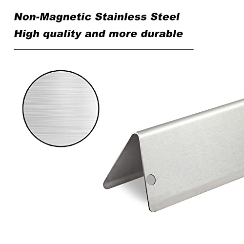 Zemibi Grill Flavorizer Bars Replacement for Weber 66030, 66033, Weber Genesis II LX 400 Series Gas Grill, Weber Genesis II SE-410 Grill Parts and Genesis II E-410 LP, 7 PC Stainless Steel Heat Plate - Grill Parts America
