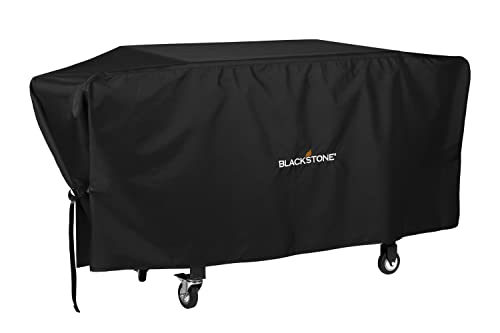 Blackstone 5484 Griddle Cover Updated Fits Cooking Station with Hood and Shelves Water Resistant, Weather Resistant, Heavy Duty 600D Polyester Flat Top Gas Grill Cover, Black 36" Black - Grill Parts America