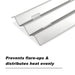 Zemibi Heat Plate Shield Replacement Parts Kit for Vermont Castings CF90501AP, CF9055, CF9055 3A, CF9030N, CF9030, CF9030LP Gas Grill Models, 3 PC Stainless Steel Grill Heat Tent, 14 1/2" x 7 1/4" - Grill Parts America
