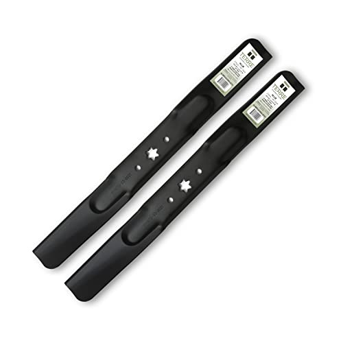 Terre Products, 2 Pack High Lift Lawn Mower Blades, 46 Inch Deck, Compatible with Trot Bilt, MTD XT1, XT2, Cub Cadet LT46, LTX1045, LTX1046, Replacement for 742-04244, 754-04244, 942-04244a, 942-04290 - Grill Parts America