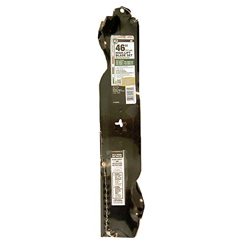 MTD Genuine Parts (490-110-M116) 2-in-1 High-Lift Mower Blade Set-For 46-Inch Lawn and Garden Tractors (1997 and After) Fits Various Troy-Bilt, MTD, Yard Machines, and Other Top Models, Pack of 1 - Grill Parts America