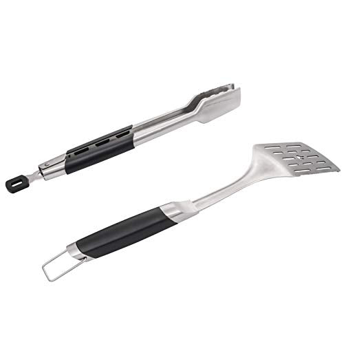 Char-Broil 4324373R04 Deluxe 2-Piece Tool Set, Stainless Steel - Grill Parts America