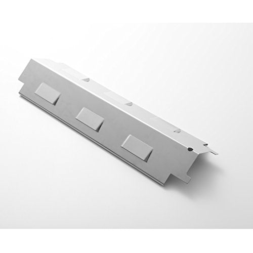 YIHAM KS734 Gas Grill Stainless Steel Heat Plate Shield Tent, Burner Cover Flame Tamer, BBQ Replacement Parts for Charbroil 463650414, Master Forge GD4215S, Brinkmann, Kenmore, 14 5/8 inch, Set of 3 - Grill Parts America