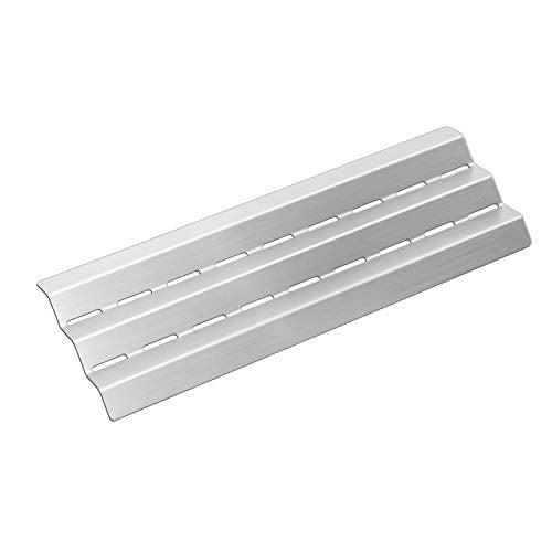 Kalomo Stainless Steel Grill Heat Plates Shield Flame Tamer, 17-9/16" BBQ Gas Grill Replacement Parts for Lowes, Perfect Flame 276964L, Huntington 6561-64, GrillPro 224069, Broil King, Broil-Mate - Grill Parts America