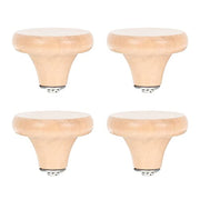 BESPORTBLE 4Pcs Wooden Lid Knobs Household Pot Lid Handles Convenient Pan Lid Knobs Lid Supply - Kitchen Parts America