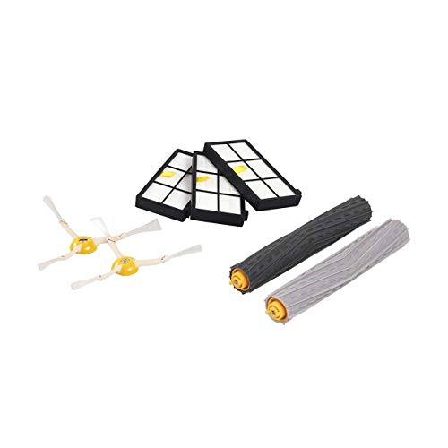 iRobot Roomba Authentic Replacement Parts - Roomba 800 and 900 Series Replenishment Kit (3 AeroForce Filters, 2 Spinning Side Brushes, and 1 Set of Multi-Surface Rubber Brushes) - Grill Parts America