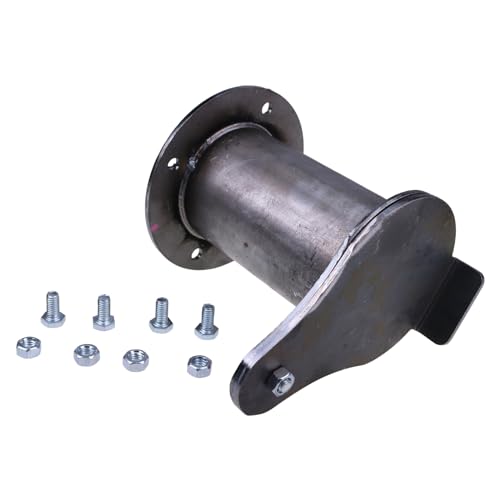 ZTUOAUMA 2'' Flanged Vent Damper Teardrop Lid Exhaust Smoke Stack with Accessories Compatible with 16 30 55-Gallon UDS Ugly Drum BBQ Smoker Builder Parts - Grill Parts America