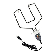 SUONA Electric Smoker and Grill Heating Element Replacement with Adjustable Thermostat Cord Controller,1500 Watt Heating Element for Masterbuilt Smoker & Turkey Fryers and Most Electric Smokers - Grill Parts America