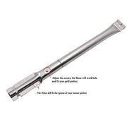 Hisencn Repair Kit for Costco Kirkland 720-0432, Nexgrill 720-0193, 720-0432 Gas Grill Models, Grill Burner Tube Pipe, Heat Plate Tent Shield Burner Cover, Igniter Electrode Replacement Parts - Grill Parts America
