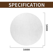 600 Pcs Coffee Paper Filter for Espresso Coffee Maker, 54 mm Unbleached Espresso Filter Puck Screen Portafilter Paper Compatible with Breville Barista, Mr. Coffee and Other Espresso Machine - Kitchen Parts America
