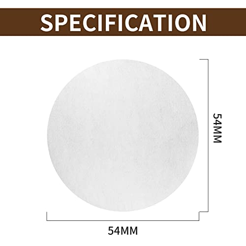 600 Pcs Coffee Paper Filter for Espresso Coffee Maker, 54 mm Unbleached Espresso Filter Puck Screen Portafilter Paper Compatible with Breville Barista, Mr. Coffee and Other Espresso Machine - Kitchen Parts America
