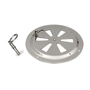 HNHN 4'' BBQ Smoker Air Vent, Stainless Steel Pinwheel Grill Smoker Exhaust Vent Stove Air Vent Damper, silver - Grill Parts America