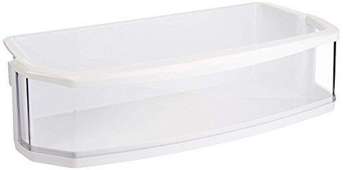 LG Electronics AAP72909211 Refrigerator Door Shelf/Bin, White with Clear Trim - Grill Parts America