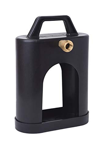 Flame King YSN1LBPB ProBoost Dual 1LB Propane Tank Carrier QCC Outlet, Black - Grill Parts America