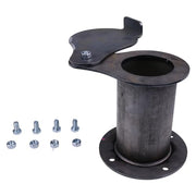ZTUOAUMA 2'' Flanged Vent Damper Teardrop Lid Exhaust Smoke Stack with Accessories Compatible with 16 30 55-Gallon UDS Ugly Drum BBQ Smoker Builder Parts - Grill Parts America
