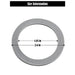 7 Pieces Blender Gasket Replacement Parts O Ring Gasket Seal Compatible with Oster and Osterizer Blenders - Kitchen Parts America