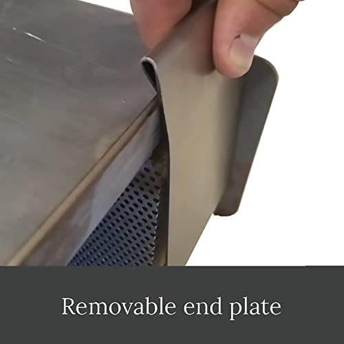 Smoke Daddy Heavy D: Pellet Grill Stick Burning Heat Diffuser | Heavy Duty Heat Baffle Pellet Smoker Accessory for Pellet Grills and Smokers | Authentic Hardwood Smoke Flavor in your Electric Pellet Grill | Replaces Existing OEM Heat Deflector - Grill Parts America