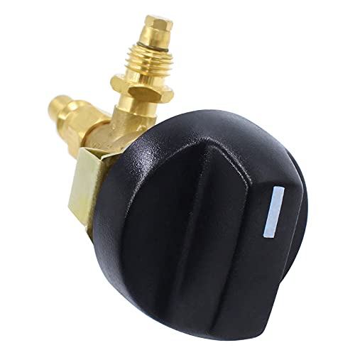 MENSI Grill Valve Replacement Part for 57274 Used for Olympian 5500 Grills with 1/4" Quick Disconnect Plug, Use for Camper or Trailer's Propane Control Supply - Grill Parts America