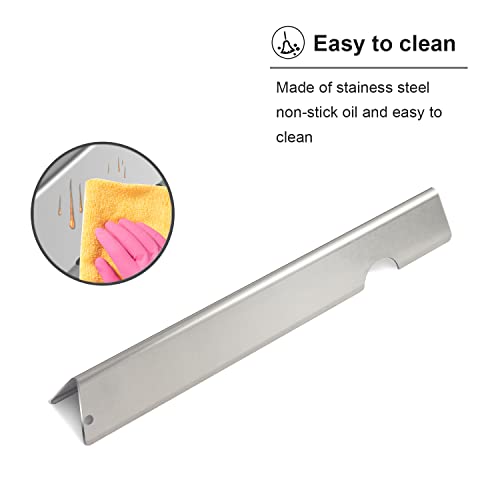 Zemibi Grill Flavorizer Bars Replacement for Weber 66030, 66033, Weber Genesis II LX 400 Series Gas Grill, Weber Genesis II SE-410 Grill Parts and Genesis II E-410 LP, 7 PC Stainless Steel Heat Plate - Grill Parts America
