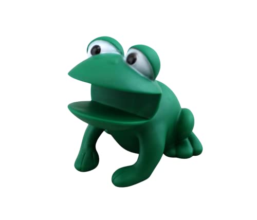 Animal Shape Novelty Kitchen Sponge Holder and Sponge Choice of Frog or Duck (Green Frog) - Grill Parts America