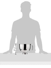 KitchenAid K5THSBP Tilt-Head Mixer Bowl with Handle, Polished Stainless Steel, Polished Stainless Steel, 5-Quart - Kitchen Parts America