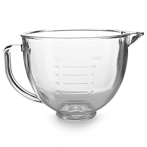 joyparts Replacement Parts 4.5QT and 5-Qt. Tilt-Head Glass Bowl,Compatible with KitchenAid Stand Mixer - Kitchen Parts America