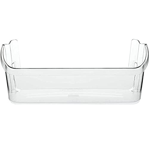 Durable 240323002 Refrigerator Door Shelf [DIY Tips Below] by PartsBroz - Compatible Kenmore Frigidaire Parts - Replaces AP2115742 EA429725 PS429725 - Lifetime Cantilever Shelf, Clear Plastic Drawer - Grill Parts America