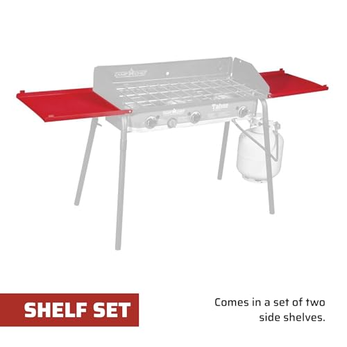 Camp Chef Folding Side Shelf Set for 2 Burners - Grill Parts America