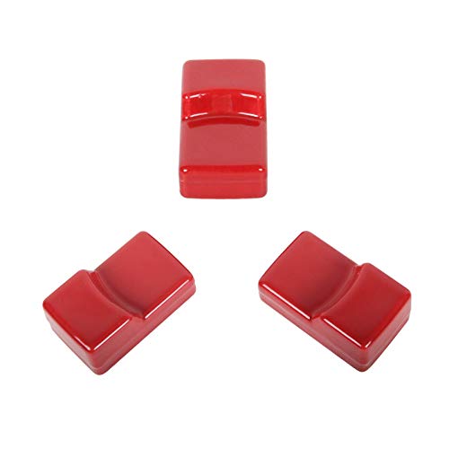 KAMaster Ceramic Grill Feet Shoes Set of 3 for Kamado Grill Accessories Parts Raise Kamado Grill Classic and Big Grill or Primo,Big Green Charcoal Grill Egg For BBQ Grill Table Outdoor and Garden - Grill Parts America
