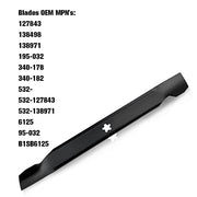 Grasscool LT1000 42 inch Mower High Lift Blades for Craftsman Poulan Pro AYP Hus 42'' Deck Mower Replace 532138971 138498 138971 532138498 138971X431 - Grill Parts America