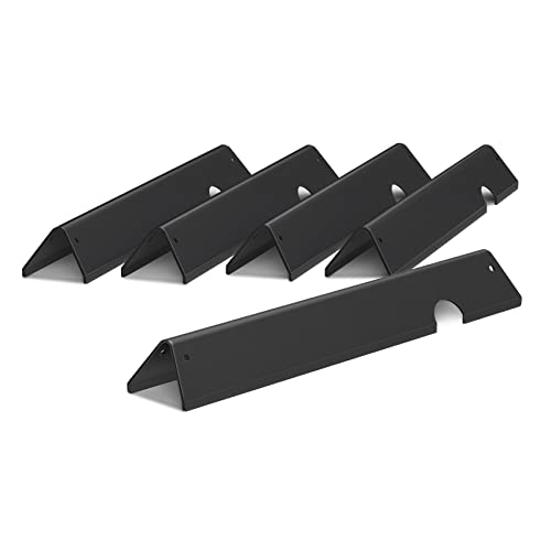 WEMEIKIT 66032 & 66795 Flavorizer Bars 17-Inch Replacement for Weber Genesis II E-310 E-315 S-335, Genesis II/LX 300 Series (2017 and Newer) Grill Parts, Porcelain Steel Flavor Bars, Pack of 5 - Grill Parts America