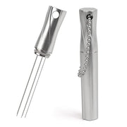 FIRJOY WDT Distribution Tool - Espresso Coffee Stirrer I 0.4mm Stainless Needles - Great Gift for the Home Barista (Mini Pen Style, 3.5" - Silver) - Kitchen Parts America