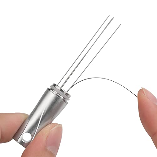 FIRJOY WDT Distribution Tool - Espresso Coffee Stirrer I 0.4mm Stainless Needles - Great Gift for the Home Barista (Mini Pen Style, 3.5" - Silver) - Kitchen Parts America