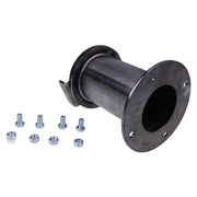 ZTUOAUMA 2'' Flanged Vent Damper Teardrop Lid Exhaust Smoke Stack with Accessories Compatible with 16 30 55-Gallon UDS Ugly Drum BBQ Smoker Builder Parts - Grill Parts America