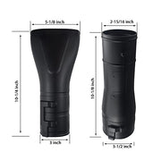 191B21-6 191L13-5 Adapter Pipe & 197889-6 Flat end Nozzle, Compatible with Makita Blower, for Makita X2 36V Hand Held Blower XBU02Z - XBU03 18V Brushless Cordless Blower - Grill Parts America