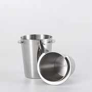 REBABA Coffee Portafilter, Powder Receiving Cup, 51mm/58mm Distributor, Stainless Steel Dosing Cup Feeder Part for Espresso Machine(51mm,Silver) - Kitchen Parts America