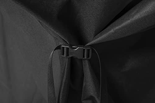 Blackstone 5483 Griddle Cover Fits 28 inches Griddle Cooking Station with Hood Water Resistant, Weather Resistant, Heavy Duty 600D Polyester Flat Top Gas Grill Cover with Cinch Straps 28" Black - Grill Parts America