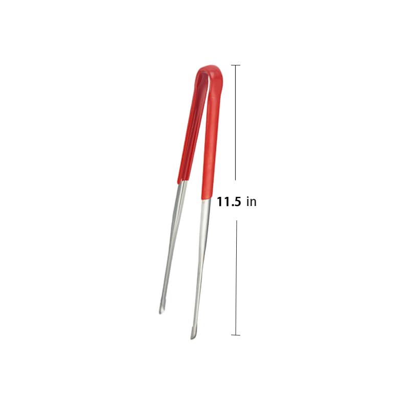 Jrsoul He 4Pcs Stainless Steel Kitchen Tongs Grill Tongs (11.5in) - Grill Parts America