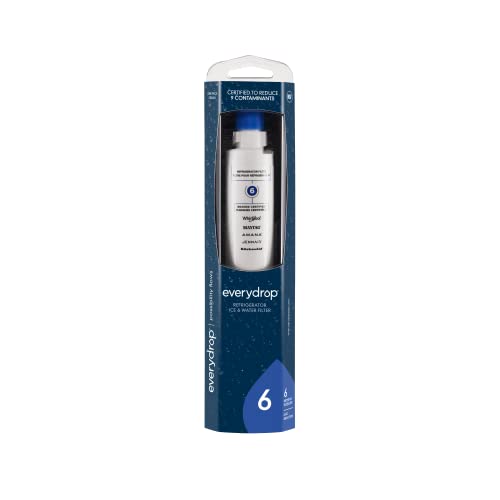 Everydrop by Whirlpool Ice and Water Refrigerator Filter 6, EDR6D1, Single-Pack , White - Grill Parts America