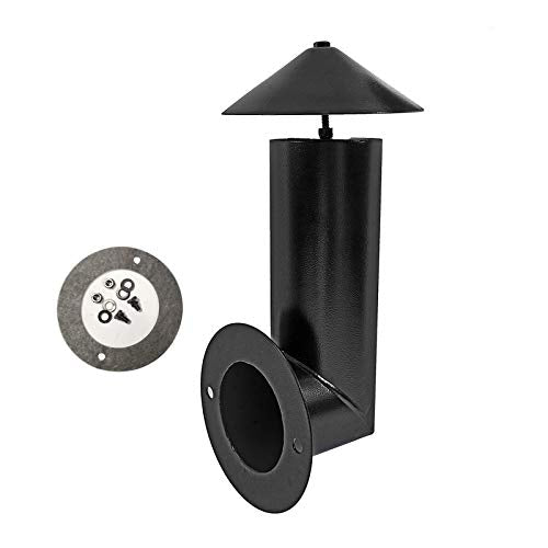 SafBbcue Grill Smoke Stack Compatible with Pit Boss, Traeger, Camp Chef and Other Pellet Smokers Grills Chimney | Porcelain Steel - Grill Parts America