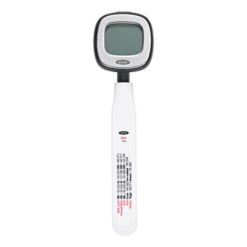 OXO Good Grips Chef's Precision Digital Instant Read Thermometer, Black - Grill Parts America