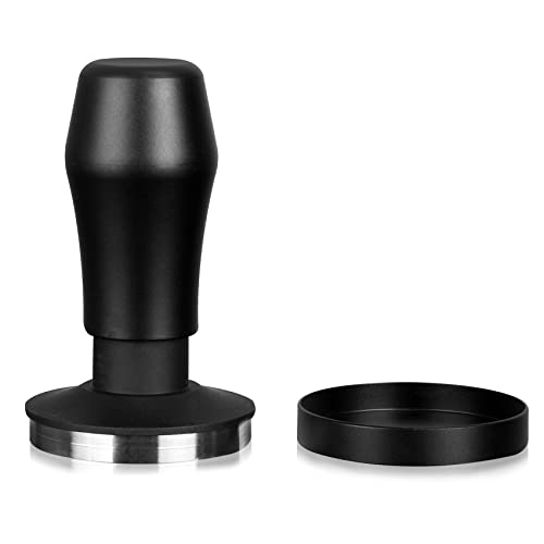 SANTOW 51mm Espresso Tamper with Flat Stainless Steel Base
