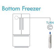 Kenmore 9990 Refrigerator Water Filter, 1 Count (Pack of 1), White - Grill Parts America