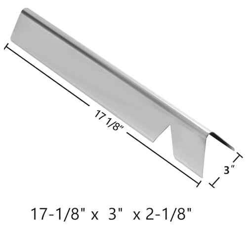 Hongso 17-1/8 inch Flavorizer Bars and 12-1/2 inch SS Heat Deflectors Grill Parts Repair Kit for Weber Genesis II 310, Genesis II LX 340, 300 Series (2017 and Newer) - Grill Parts America