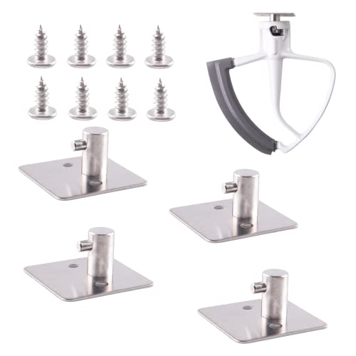 Aieve Stand Mixer Attachment Holders Compatible with Kitchenaid Mixer  Accessories(4 Pack)